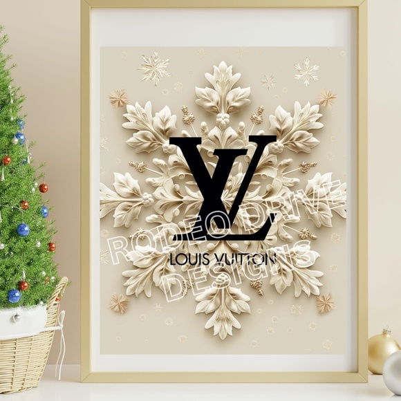 HOLIDAY LV ART PRINT 8X10 WALL ART RODEO DRIVE DESIGNS - Picture 1 of 2